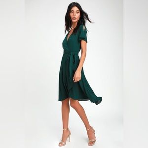 Midi wrap dresss